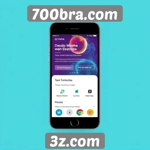 Funcionalidades exclusivas do 700bra.com em dispositivos móveis